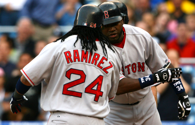 David Ortiz Son DAngelo Drives In Manny Ramirez Son Manny Jr watch