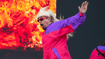 American Singer Oliver Tree Blames Mini Corn Dogs For Throwing The Worst First Pitch Of All-Time