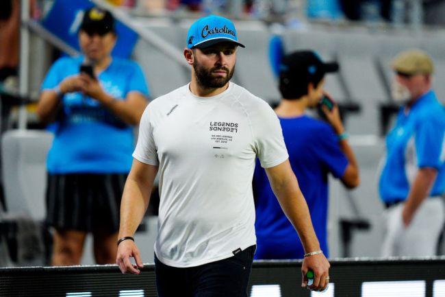 video-shows-baker-mayfield-rocky-start-panthers-training-camp