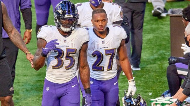 Ravens Signing Veteran RB Amid JK Dobbins, Gus Edwards Injuries