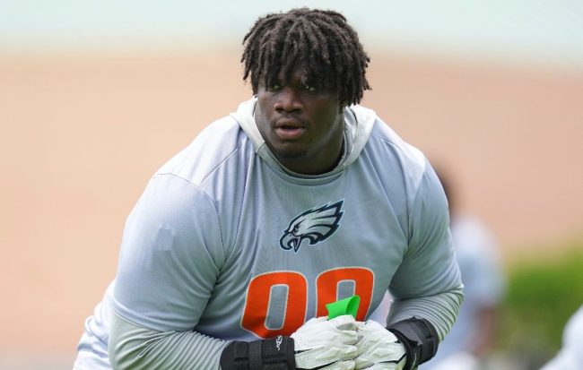 Eagles' Jordan Davis Defends Teammate He Bulldozed In Viral Video