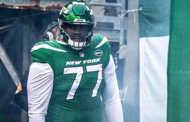 Mekhi Becton Incredibly Moved By Robert Saleh’s Emotional Message