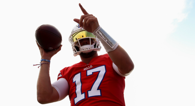 Josh Allen Chides Disrespectful Bills Fan Who Threw Football At Him