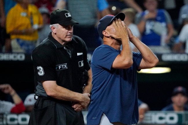 Alex Cora Gets Ejected After What Appears To Be A Peaceful Conversation