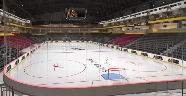 arizona coyotes ASU arena virtual view