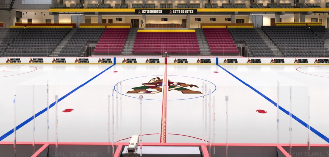 arizona coyotes ASU arena virtual view 