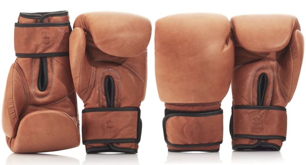 These Vintage Leather Boxing Gloves Can Help You Get In Shape Or Look Great Hanging On The Wall