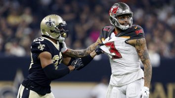 Mike Evans & Marshon Lattimore Both Ejected As Brawl Ensues In Bucs-Saints Game Has Fans Going Bonkers