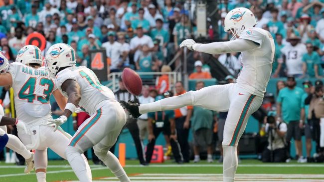 Dolphins Coach Is Absolutely Not Amused With The Butt Punt