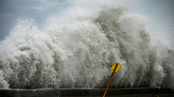 Internet Loses It Seeing Reporter Put A Condom Over Her Microphone During Hurricane Ian Coverage