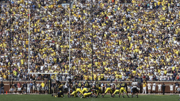 App St Makes Embarrassing Gaffe While Honoring 3x All-American Who Famously Blocked Michigan Kick In The Big House