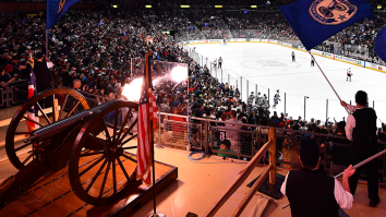 New Columbus Blue Jackets Player Says Celebratory Cannon Scared Him Multiple Times In Preseason Debut