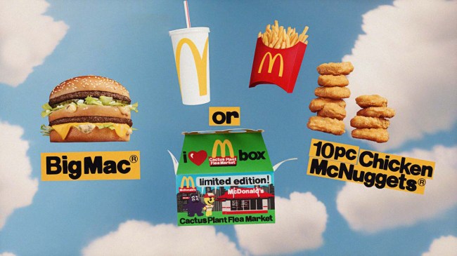 McDonald's adult happy meal