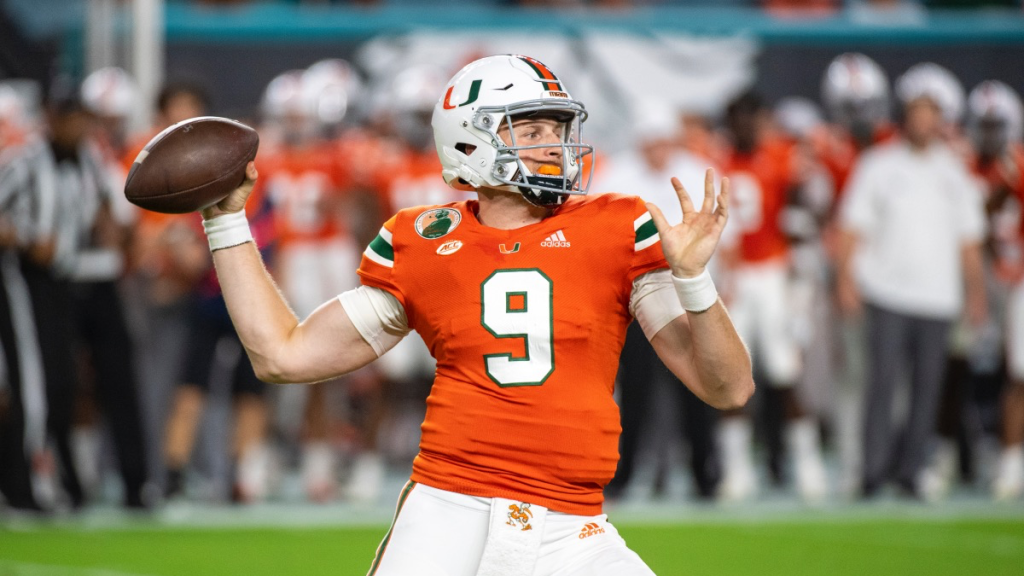 Miami Hurricanes QB Tyler Van Dyke Accidentally Roasts His Own Program