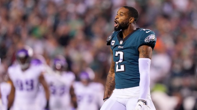 Eagles' Cornerback Darius Slay Had A Surprise Gift For James Harden On Monday Night Football