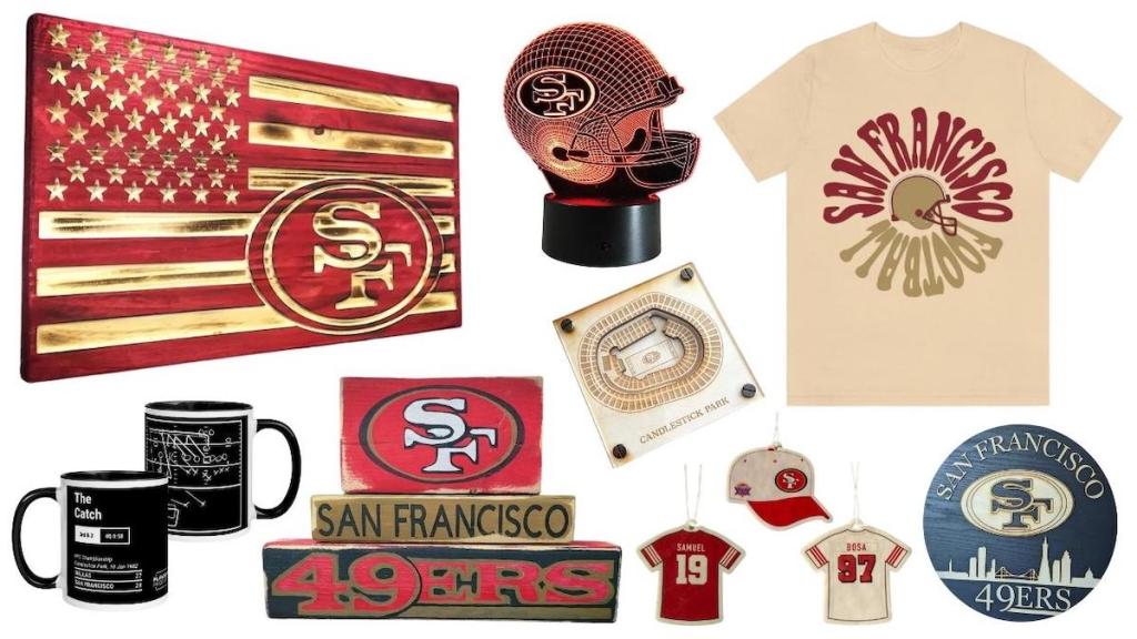 49ers Etsy Gifts - best gifts for san francisco 49ers fans