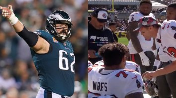 Eagles Center Jason Kelce On Tom Brady Chewing Out His O-Line: ‘I Will Put You In That Trash Can If You Don’t Shut The F Up’