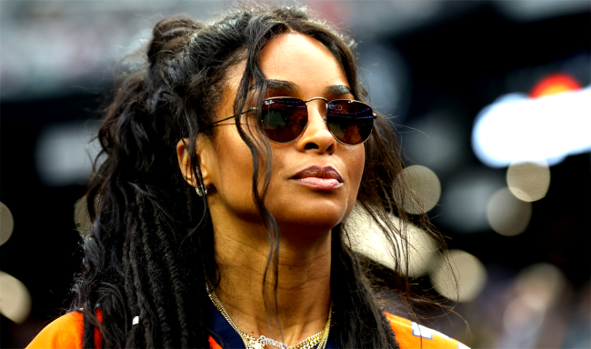 Ciara Broncos Game Russell Wilson Jersey