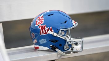 Ole Miss DT Tywone Malone Drills Coach In The Throat During Random Home Run Derby In Practice