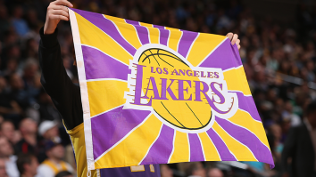 Marine Veteran Chugs Beer Out Of Prosthetic Leg At Lakers Game And Becomes Instant Legend