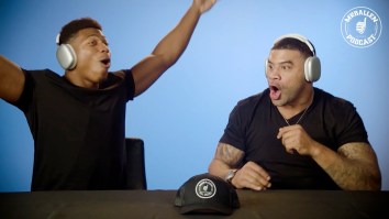 Shawne Merriman And Josh Kelly Freakin Out Listening To Strange, Dark & Mysterious Stories From MrBallen’s Amazon Podcast