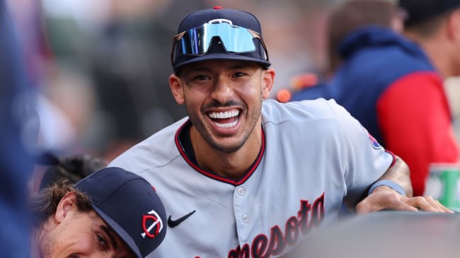 Carlos Correa laughing