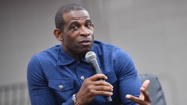 Deion Sanders speaking
