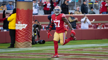 Dre Greenlaw Pulls Ultimate Power Move, Gets Tom Brady To Sign A Ball He Intercepted In A Blowout Win