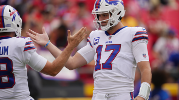 Case Keenum Had A Hilariously Disturbing Way Of Getting Josh Allen To Slide More Often