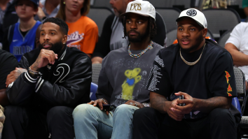 OBJ Seen At NBA Game With Micah Parsons, Trevon Diggs As His Free Agency Tour Continues