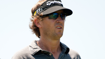 Golfer Playing With Wooden Clubs He Made Himself In Contention For Tour Card At Q School