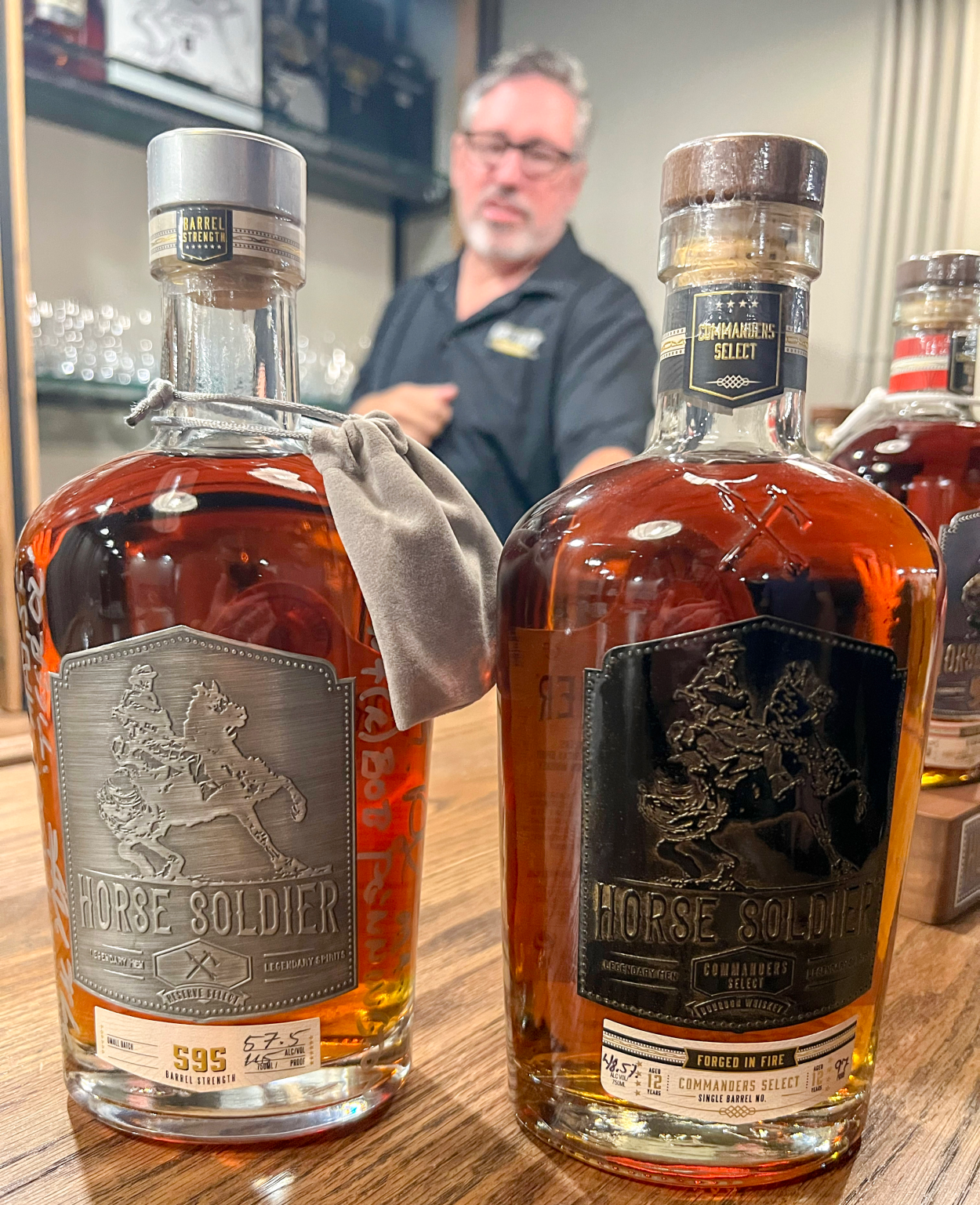 Horse Soldier Bourbon bottles