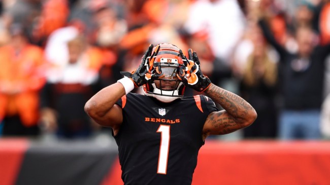 Ja'Marr Chase beating the Browns