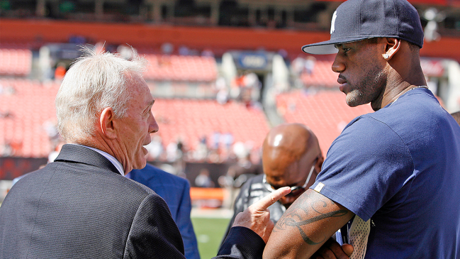 LeBron James Jerry Jones
