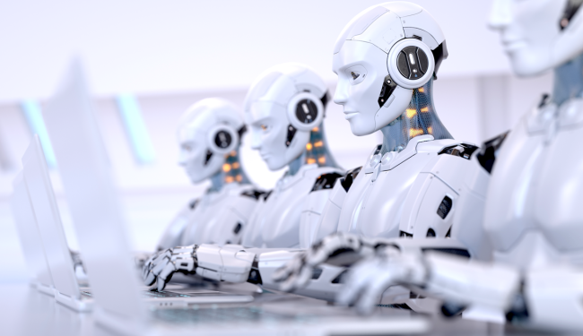 robots working