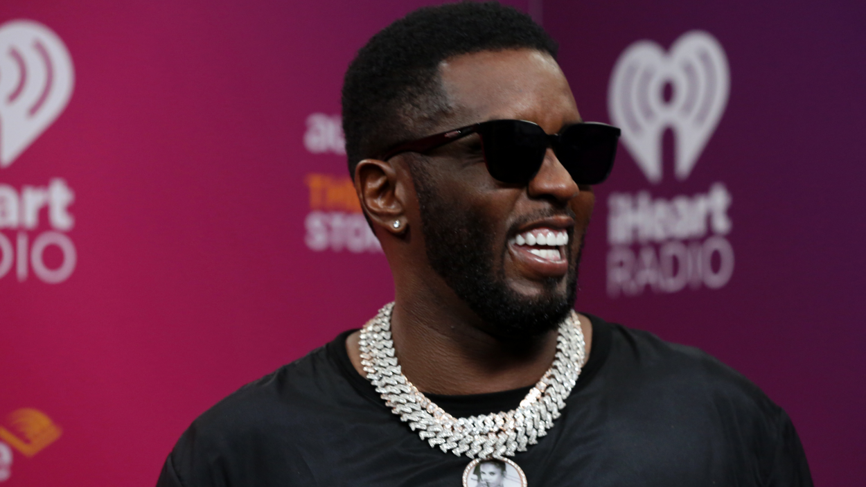 Sean Diddy Combs smiling