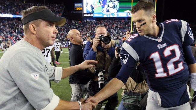 Sean Payton and Tom Brady