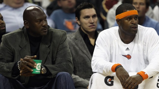 Michael Jordan and Stephen Jackson