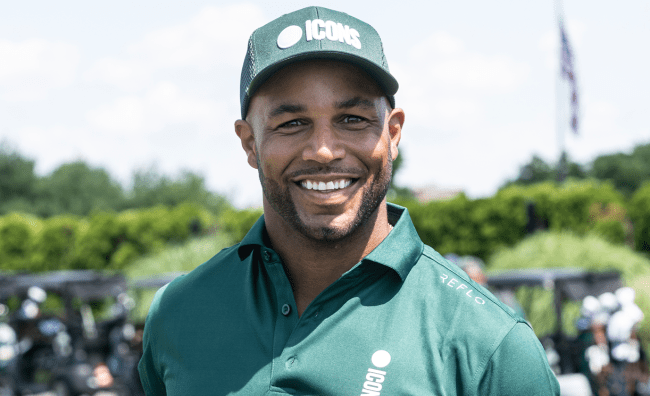 Golden Tate playing golf