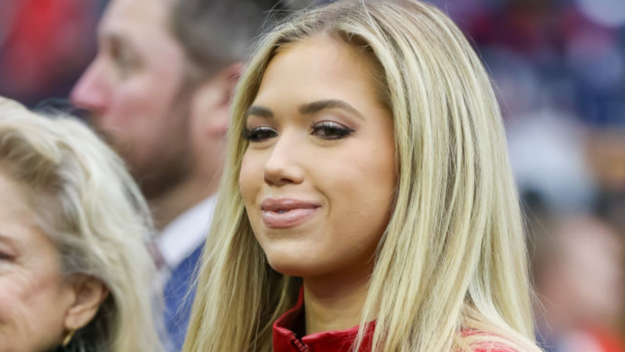 Gracie Hunt on the sidelines