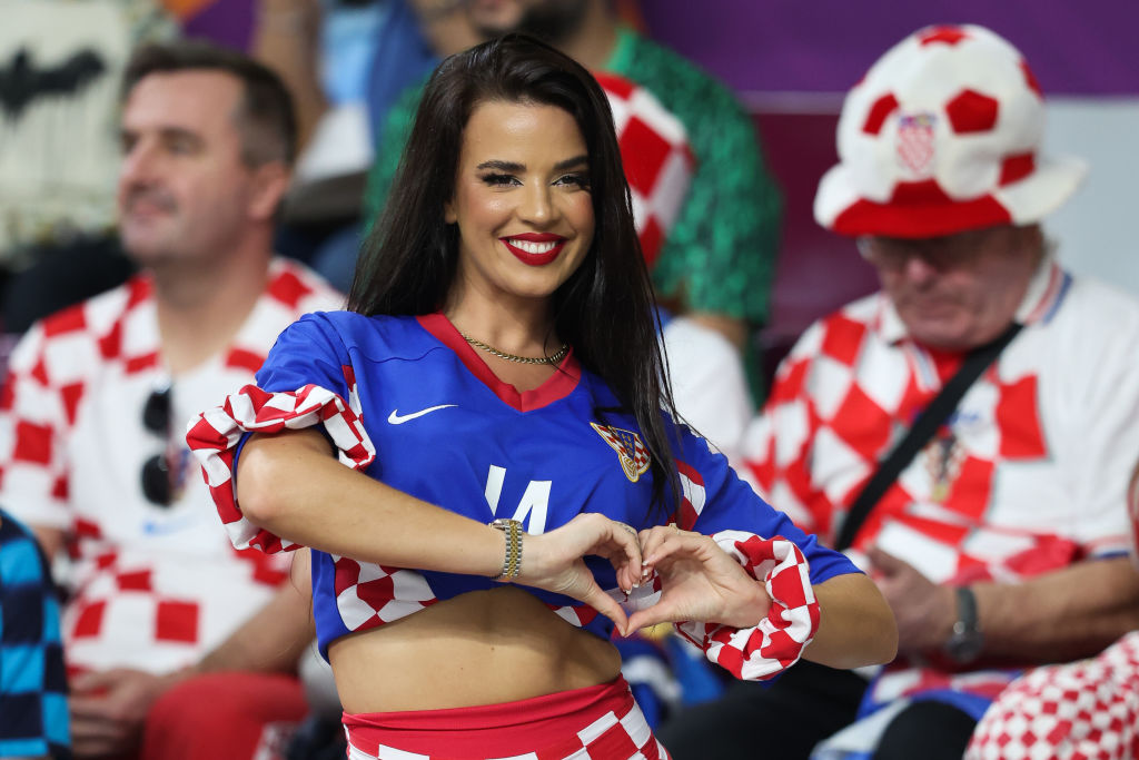 Ivana Koll in the crowd