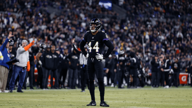 Marlon Humphrey stands on the field.