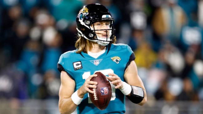 Trevor Lawrence in the pocket