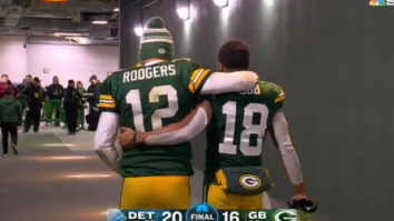 Aaron Rodgers Postgame Actions Spark Retirement Rumors