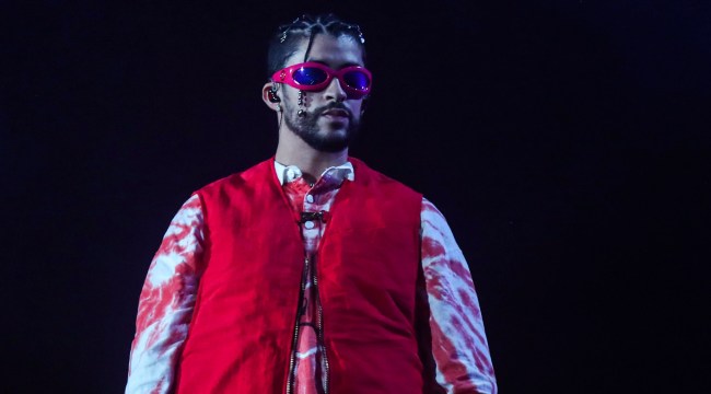 bad bunny on stage