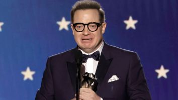 Brendan Fraser Breaks Down In Tears While Accepting Critics Choice Award For Best Actor (VIDEO)