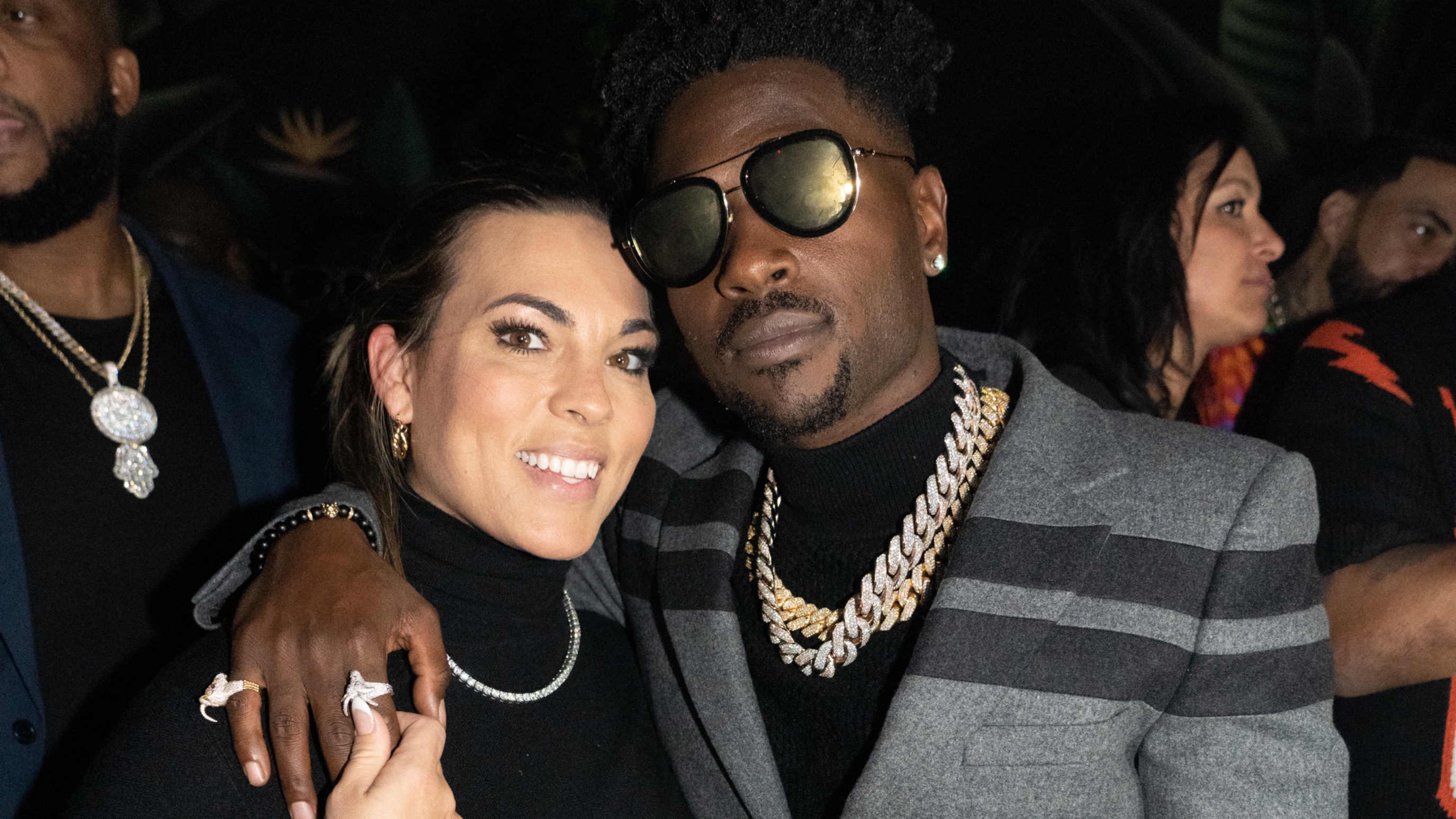 Chelsie Kyriss and Antonio Brown