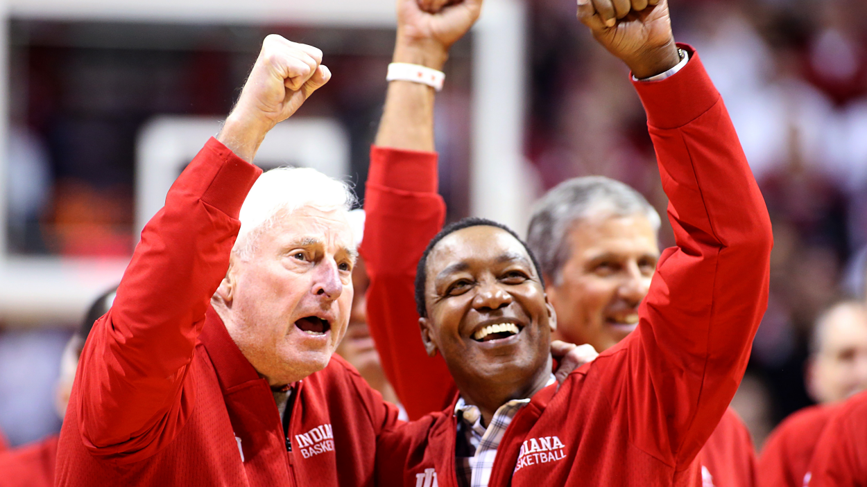 Isiah Thomas and Bobby Knight