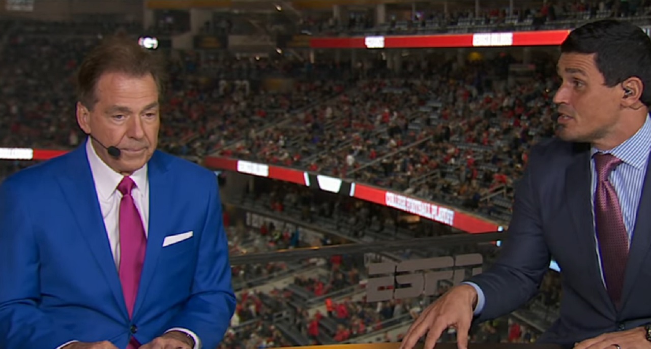 Nick Saban on ESPN halftime show