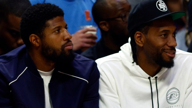 Paul George and Kawhi Leonard